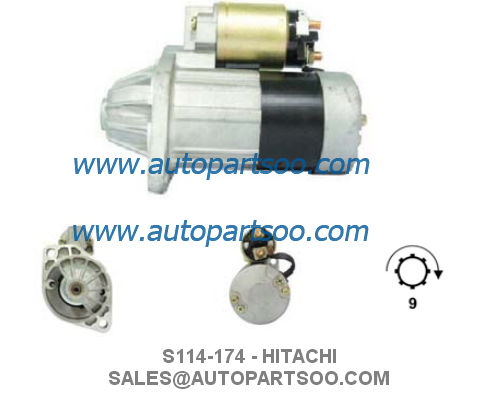 S114-315 S114-316 - HITACHI Starter Motor 12V 0.8KW 8T MOTORES DE ARRANQUE