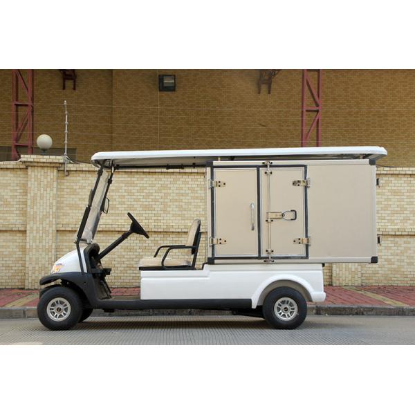 Buy 2 Seater Electric Cargo Vehicle With Closed Box & Rain Cover at wholesale prices