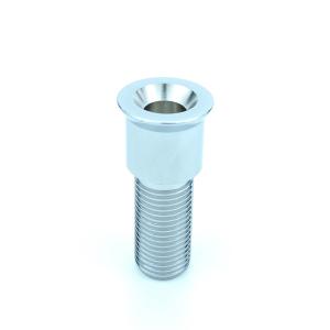 Precision Machining Thread with Powder Coating and Zinc Plating Surface