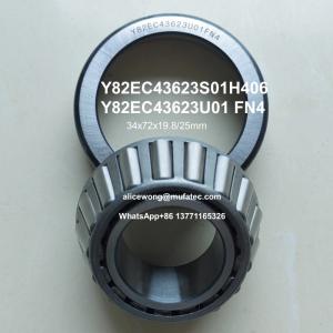 Y82EC43623S01H406/Y82EC43623U01FN4 Inch Taper Roller Bearings 34x72x19.8/25mm
