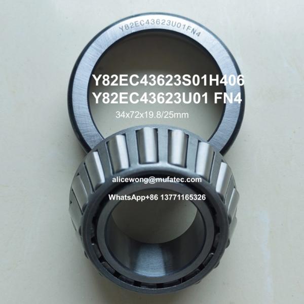 Y82EC43623S01H406/Y82EC43623U01FN4 Inch Taper Roller Bearings 34x72x19.8/25mm