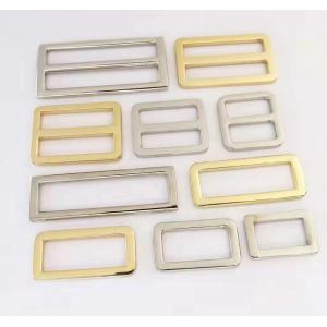 Alalamu Heavy Duty Metal Rings Antiwear Rectangular Slide Adjuster Buckle