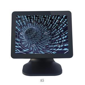 Quality Three Colors All In One Capacitive Touch POS System With Aluminum Alloy L Shaped Base for sale