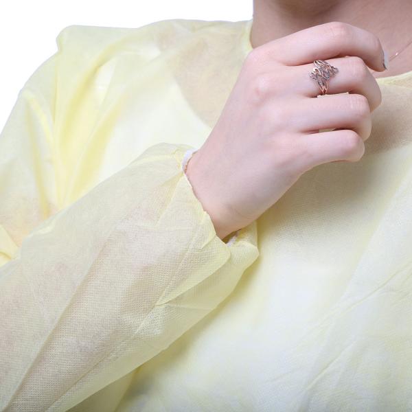 Lightweight Non Woven Sms Isolation Gown Breathable S-4XL Size