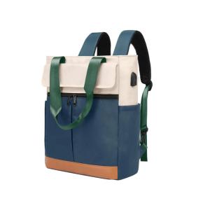 Waterproof Laptop Rolltop Backpack For College Women Computer Travel