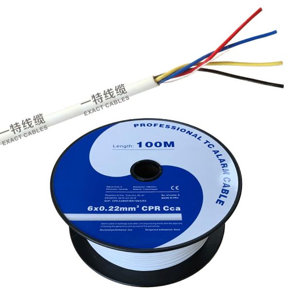 14 Cores X0.22mm2 Unshielded Stranded TCCA LSF CPR Eca Control Cable for Alarm