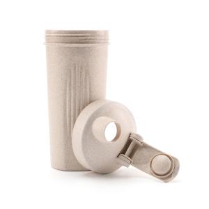 600ml Sports Environmental Protection Material Wheat Shaker Bottles Protien