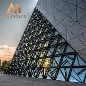China Aluminum triangle facade design on sale