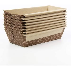 Microwave Oven Paper Baking Loaf Pan Disposable Mold Rectangular