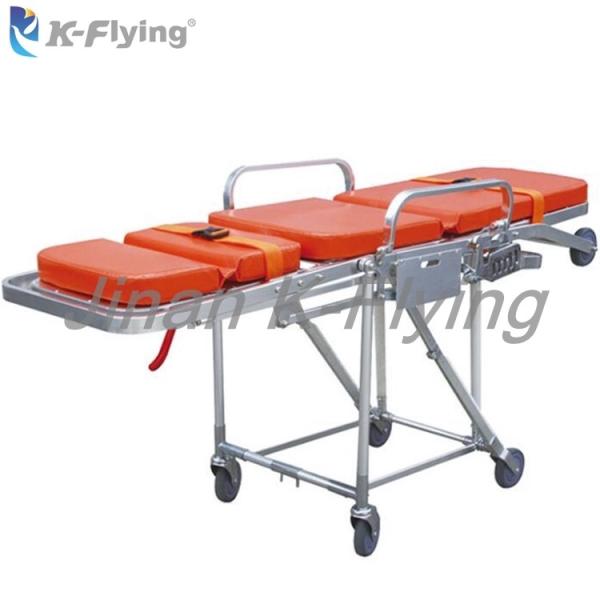 Buy Lightweight Aluminum Alloy Ambulance Stretcher Trolley Emergency Patient Transfer at wholesale prices