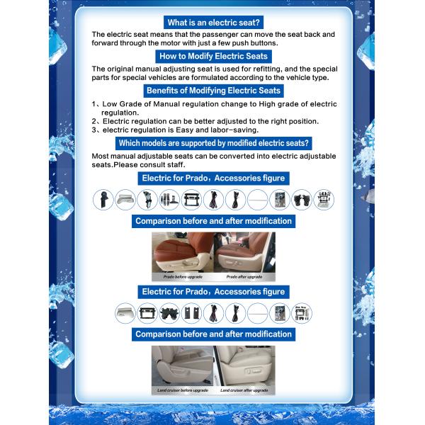 Cooling Air Function Car Power Seat Parts for TOYOTA JP Metan Sylphy Electric Seat Switch