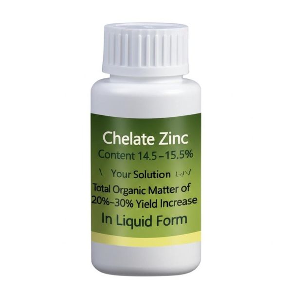 Buy Chelate Zinc Content 14.5-15.5% and Total Organic Matter of ≥50% Your Solution for 20%-30% Yield Increase in Liquid Form at wholesale prices