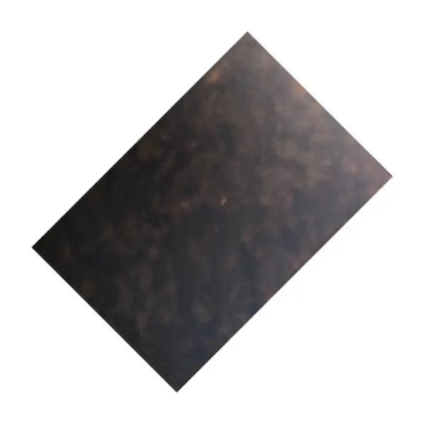 0.3mm Decorative Stainless Steel Sheet Mfr - Antique Bronze Copper Color Coating SS Plate