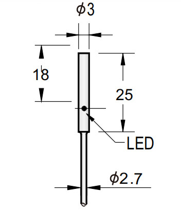 SR-SL-S03 Industrial Proximity Sensor 2KHz Dc Inductive Proximity Switch