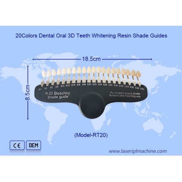 3D Shade Guide 27 Colors Teeth Whitening Teeth Bleaching Shade Guides Chart