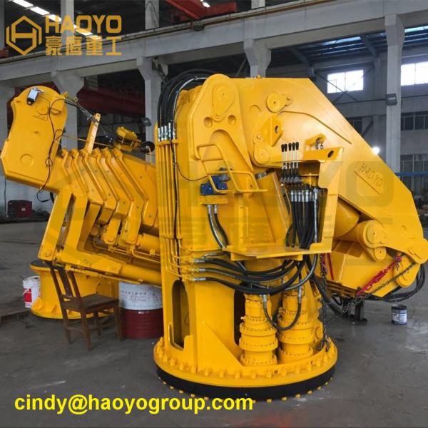 High Quality Hydraulic Offshore Marine Crane Marine Ship Deck Crane