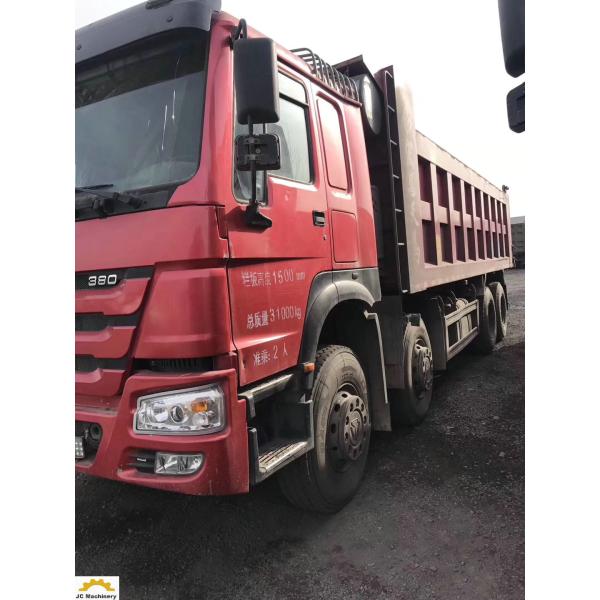 Buy Howo 12 Tyres 8*4 2nd Hand Tipper Trucks With Original Factory Painting at wholesale prices