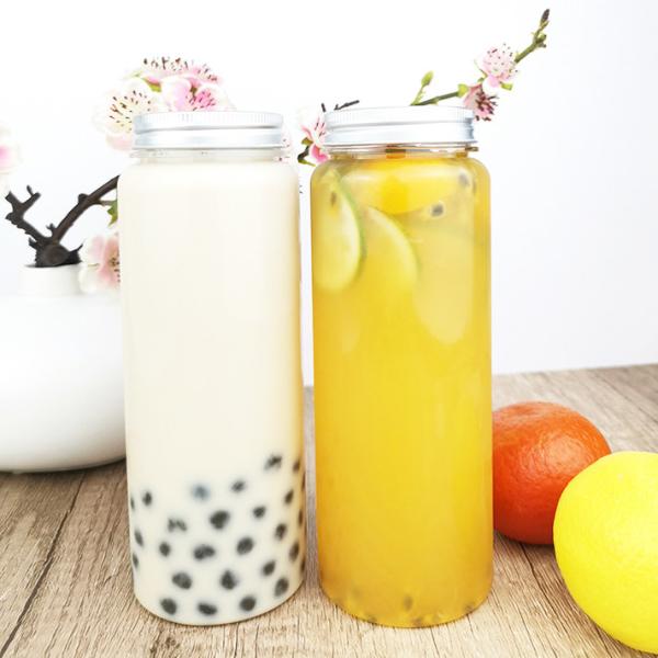 Buy Cylindrical 0.5 Liter PET Plastic Bottles With Caps Dried food at wholesale prices