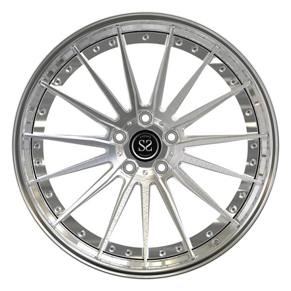 5-130 Bolt Pattern Custom 2PC Forged Wheels 22x10 / 22x11.5 For Porsche Cayenne