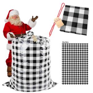 Reusable 36x56" Jumbo LDPE Christmas Gift Wrapping Bags