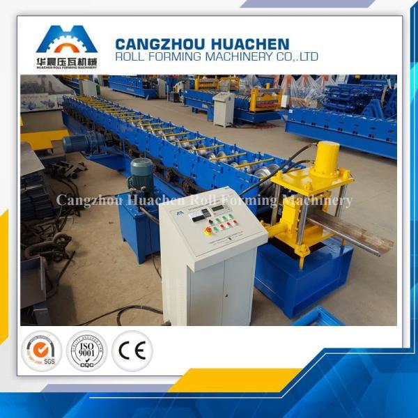 High Performance Door Frame Roll Forming Machine PLC Control With Hydraulic