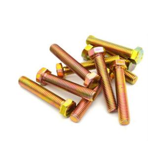 40Cr Custom Hex Bolts and Nuts Grade 4.8/8.8/10.9/12.9 Galvanized Black