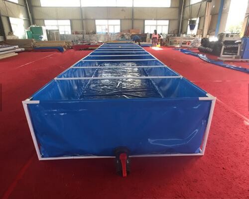 Buy Fish Farming PVC  Folding Convenient  Fish Pond Durable Aquaculture Fish Tank Tarpaulin Fish Farming at wholesale prices