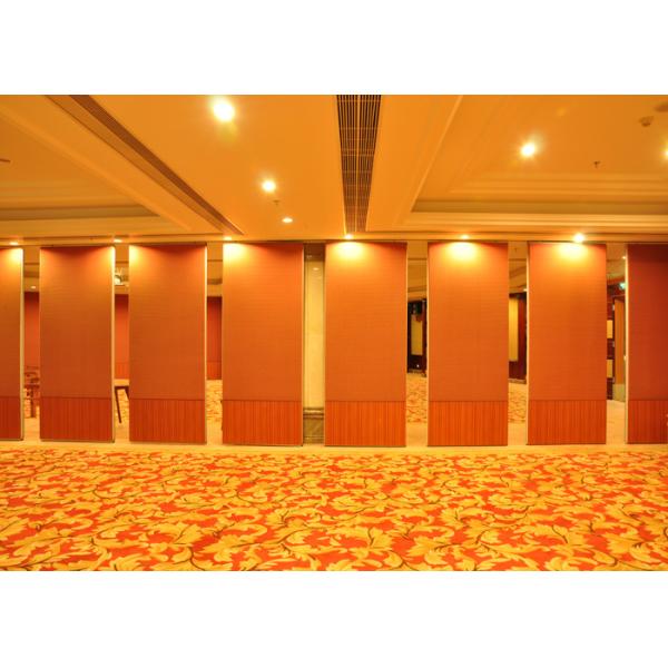 Commercial Sound Proof Partitions / Wooden Sliding Wall Partition Door Japanese Room Divider