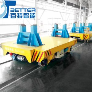 100ton Mobile Cable Powered Flat Transfer Cart on Rails