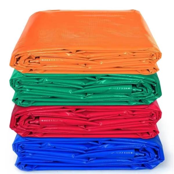 150GSM 100% Polyester Twill Tarpaulin Waterproof High Visibility Poly Woven Fabric