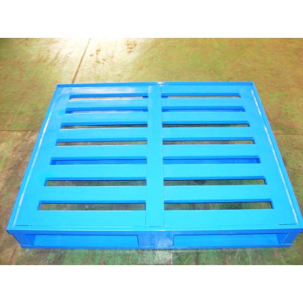 Buy Durable Economical Powder Coating Steel Pallets With Four Way Entry at wholesale prices