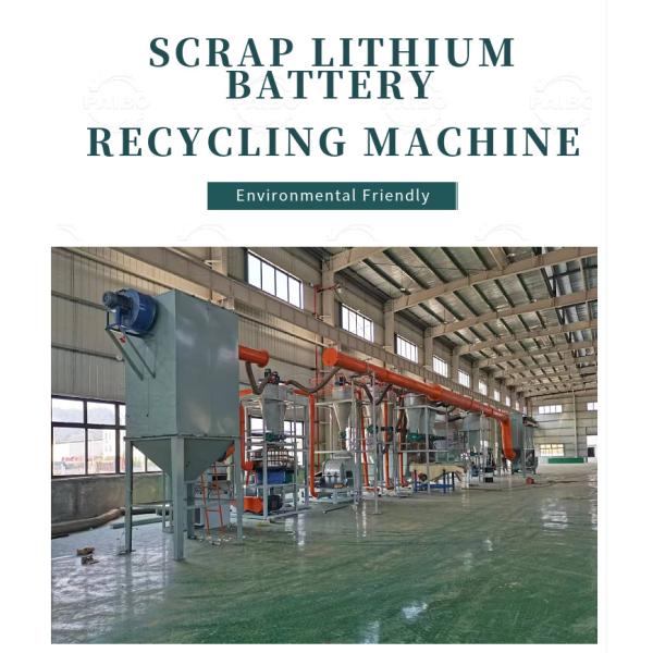 500KG/H Li-ion Battery Recycling Machinery Scrap Ev Car Lithium Ion Battery Recycle Production Line
