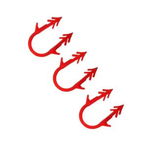 Durable Black White Plastic Pipe Clips For Underfloor Heating / Various Surfaces