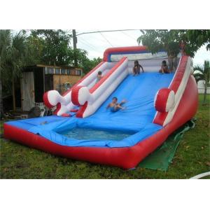 China Customized Funny Large Inflatable Water Slide For Pool , EN14960 on sale China Customized Funny Large Inflatable Water Slide For Pool , EN14960 on sale
