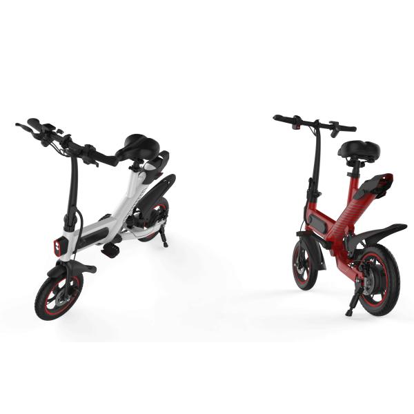 Buy Beautiful Smart Folding Electric Bike Max Load 120 Kgs With Mechanical Disc Brake at wholesale prices