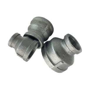 Quality ISO 49 Malleable Iron Pipe Fitting NPT Female Reducer Coupling for sale