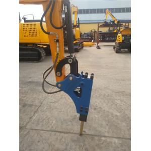 Open cabin Mini Crawler Excavator With Break Hammer 360 Degree Rotation