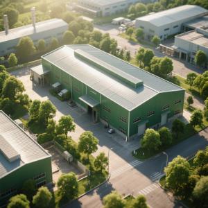 Fire Resistant Steel Factory Buildings Industrial Grade Metal Structures