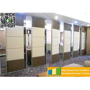 Sliding Ultrahigh Soundproof Folding Movable Wall Panels For High Exhibition