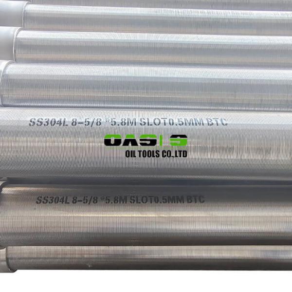 8 5/8" 304L Customizable Wire Wrapped Screen for Industrial Applications