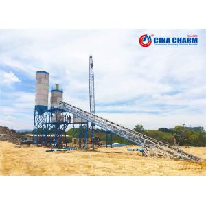 Railways Project Discharge 3.8M HZS60 Concrete Batching Plant