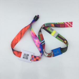 Customized Disposable Medical Woven Qr Code Rfid Chip Fabric Sport Wristband