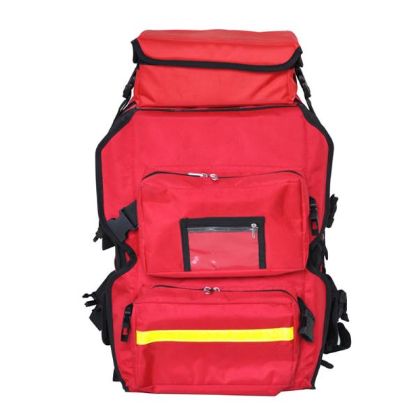 Buy First Aid Supplies Red Packback Emergency Bag for outdoor at wholesale prices
