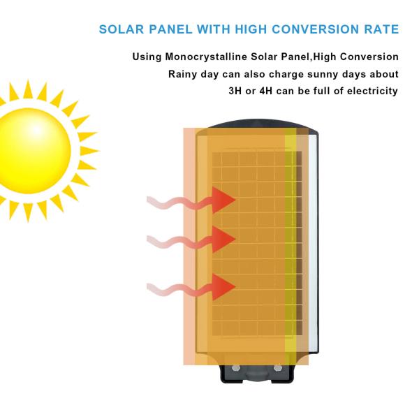 DC 6V Integrated Solar Street Light 90w 15300 Lumens Smd Beads 5V 12W Solar Powered Street Lamp