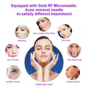 Wrinkle Removal RF Fractional Microneedling Machine Face Tightening With 25pins