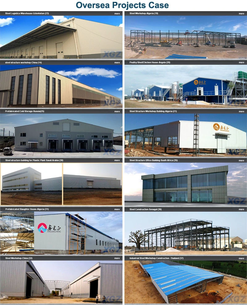 Modern Steel Structure Building Galvanized Industrial Steel Warehouse Construction