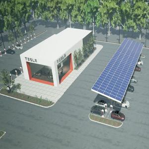 Anodized Photovoltaic Panel Structure For Carport