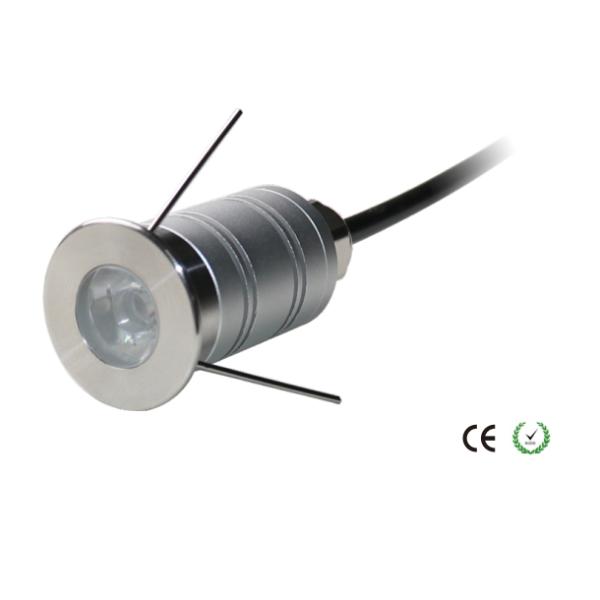 DC12V-24V LED Condensing Ground Lamp 1W Waterproof Aluminum RGB Outdoor Led Stair Lights