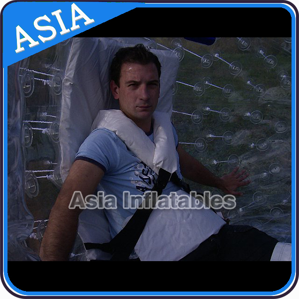 Water Games Used Pvc Inflatable Zorb With Color Dots For Children