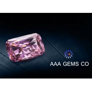China Jewelry / Necklace Radiant Cut Moissanite Pink High Hardness on sale